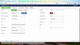 تنظیمات یک مجموعه در جوملا Joomla