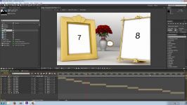 آموزش پروژه افترافکت 3D Frames Photo Gallery