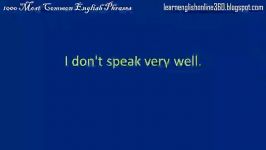 1000 Most Common English Phrases  P01 Common Expressio