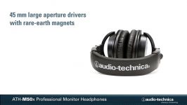 هدفون مانیتورینگ Audio Technica ATH M50x