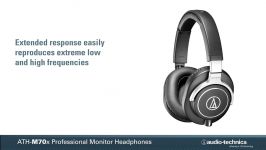 هدفون مانیتورینگ Audio Technica ATH M70x