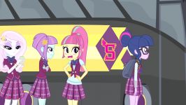 friendship games twilight tries to get into the bus