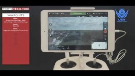 نحوه استفاده Waypoint در DJI Phantom 3 DJI Inspire