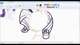 MLP Rarity Speedpaint MS Paint HD