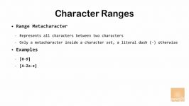 معرفی Character Range در RegEx عبارت قاعده