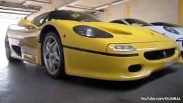 Yellow Ferrari F50 Sound