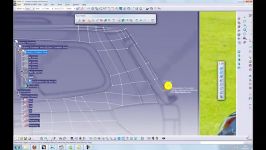 طراحی بدنه خودرو در محیط Imagine and Shape در CATIA