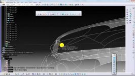 طراحی بدنه خودرو در محیط Imagine and Shape در CATIA
