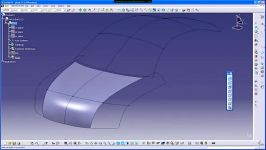 طراحی بدنه خودرو در محیط Imagine and Shape در CATIA