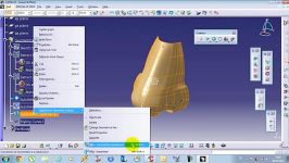 طراحی بینی در محیط Imagine and Shape نرم افزار CATIA