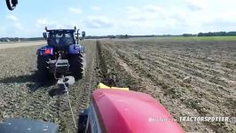 Deep ploughing Massey Ferguson 7626