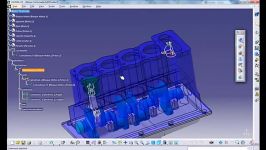 حرکت موتور در محیط DMU Kinematics نرم افزار CATIA