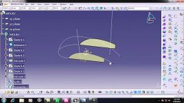 طراحی موس در محیط Generative Shape Design در CATIA