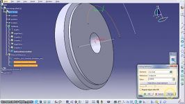 ترسیم چرخ دنده مارپیچ در محیط Part Design در CATIA