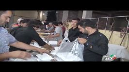 توزیع 5000 هزار غذای نذری در مصلای امام خمینی ره 