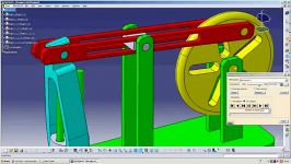 حرکت دورانی به خطی در محیط DMU Kinematics در CATIA