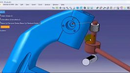 حرکت دورانی به خطی در محیط DMU Kinematics در CATIA