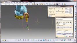 حرکت ربات در محیط DMU Kinematics نرم افزار CATIA