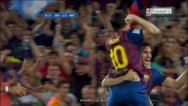 گل سوم بارسا به رئال در سوپر کاپ اسپانیا توسط لیونل مسی  ال کلاسیکوی برگشت
