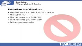 Lesson 02  LAB Setup VMware vSphere 5