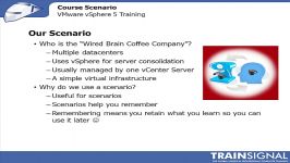 Lesson 03  Course Scenario VMware vSphere 5