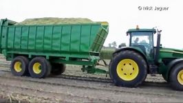 John Deere 8400i  Loonbedrijf Paridaen  mais hakselen