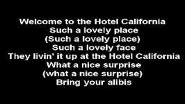 The Eagles Hotel California Lyrics