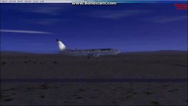فرود تماشایی بوئینگ 737 در فرودگاه امام خمینی ره