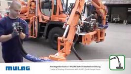 Mercedes Benz Unimog.MULAG Arbeitsgeratewechsel Change