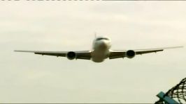 فرود بدون چرخ هواپیمای بوئینگ 767