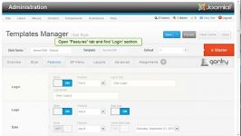 Joomla 2.5.x. How To Manage Log In Feature