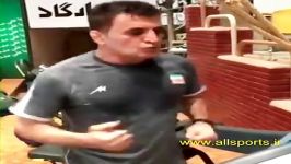 دویدن محمد بنا روی تردمیل