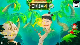 گیم پلی بازی اندرویدی Fruit Ninja Math Master