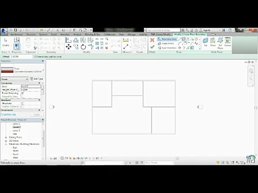 ساختن انواع کف در Revit رویت IranBIM.com