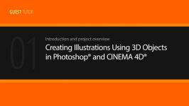 Creating Illustrations Using 3D Objects in Photoshop and CINEMA 4D