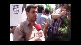 nasr video صاحبه دکتر رائفی پور در تجمع دانشجویان مقابل سفارت سوئیس