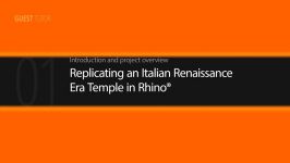 Replicating an Italian Renaissance Era Temple in Rhino