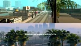 مقایسه کیفیت GTA V GTA San Andreas
