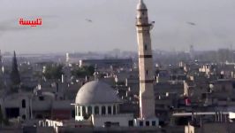 عملیات بالگرد های تهاجمی روسیه در حمص Mil ۲۴ Hind