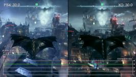 مقایسه میزان فریم ریت بازی Batman Arkham Knight