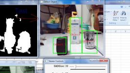 Detect object and pute distance from depth map