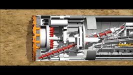 انیمیشن دستگاه حفاری تونلwww.karfarin.ir TBM