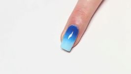 Blue Gradient Nail Art Tutorial for Deborah Milano Bea