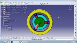شبیه سازی مکانیزم چرخ دنده خورشیدی در کتیا