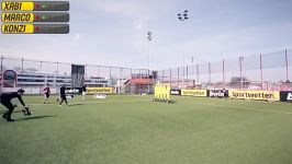 چالش ضربه ایستگاهی ژابی آلونسو free kickerz