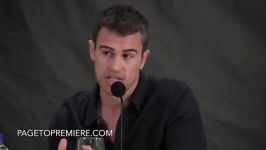 Theo James  Divergent Los Angeles Press Conference