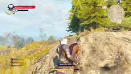 گیم پلی بازی the witcher 3 بر روی ps4