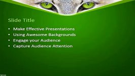 Cat Eyes PowerPoint Template