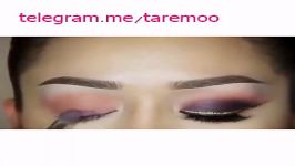 ارایش چشم سایه خط چشم طلایی زیبا در تارمو