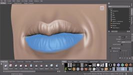 Sculpting Human Mouths in Mudbox